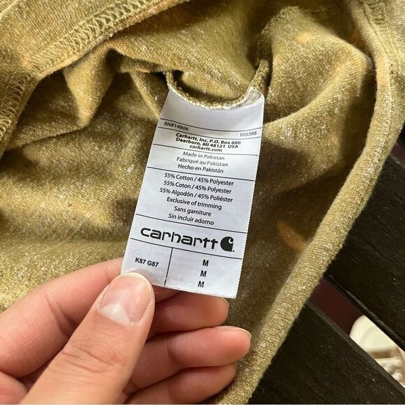 Carhartt K87 Awesome Worked in Tee With Beautiful Bleach Staining (M) - Picture 4 of 4